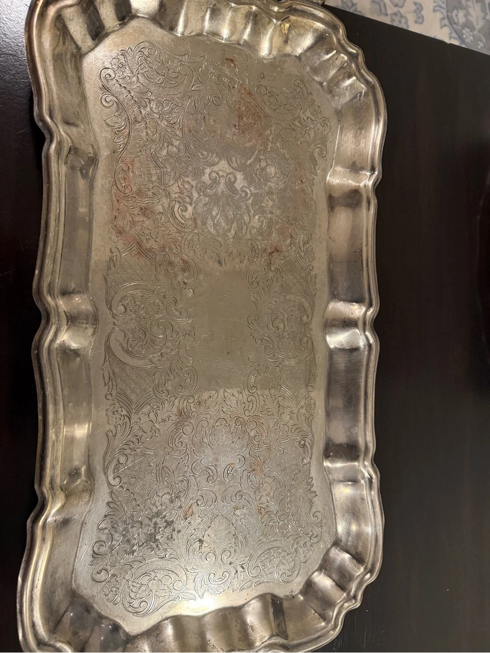 Kent Silversmiths Silver-Plated Serving Tray
